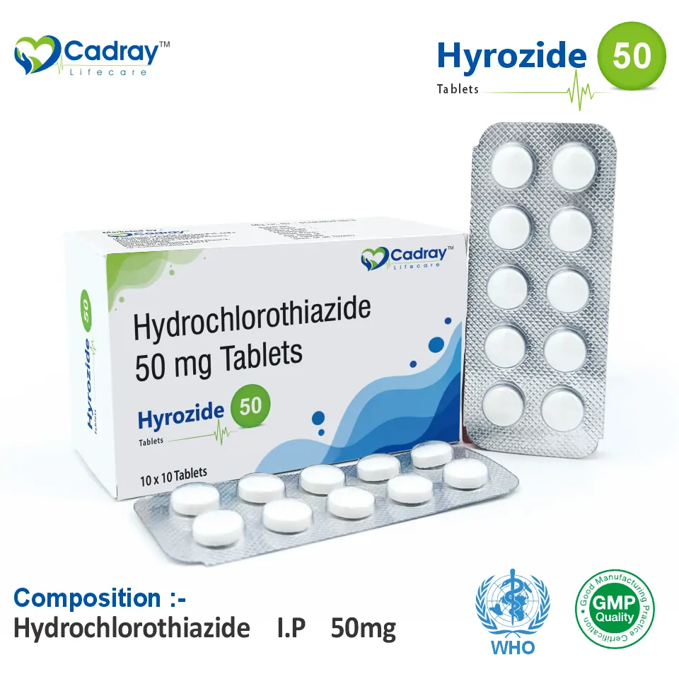 Hydrochlorothiazide 50 mg tablet PCD pharma franchise
